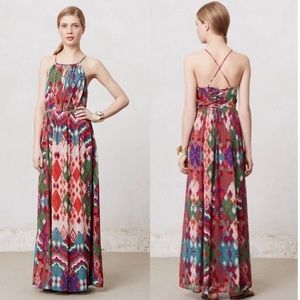 Anthropologie Tarana Maeve Red Maxi Dress Sz 8